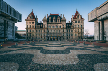 The New York State Capitol, in Albany, New York