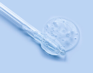 Liquid gel or serum texture isolated background