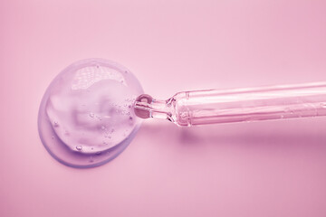 Liquid gel or serum texture isolated background