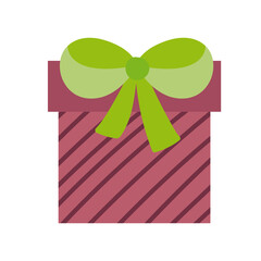 gift box celebration party icon white background