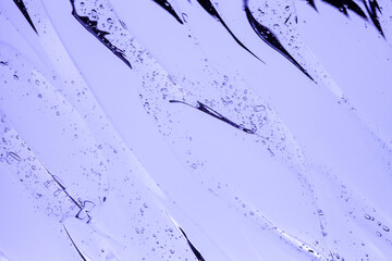 Liquid cosmetic gel texture smudge background