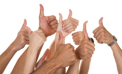 Hands Showing Thumbs Up