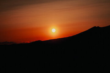 Sunset over Velvet Hill.