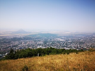 panorama of the pyatigorsk mountains