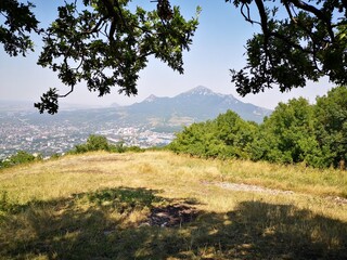 Obraz premium panorama of the pyatigorsk mountains