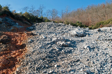 Naturalistic Park of Biancane near Monterotondo Marittimo, Tuscany, Italy.