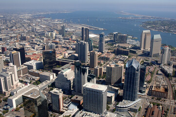 Fototapeta na wymiar San Diego by air