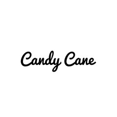 ''Candy cane'' Lettering