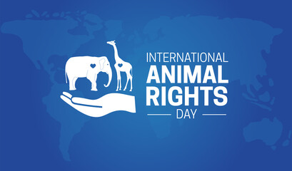 International Animal Rights Day Background Banner