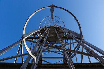 Galvanized Steel Frame Water Tower Ladder, Burgersfort, South Africa