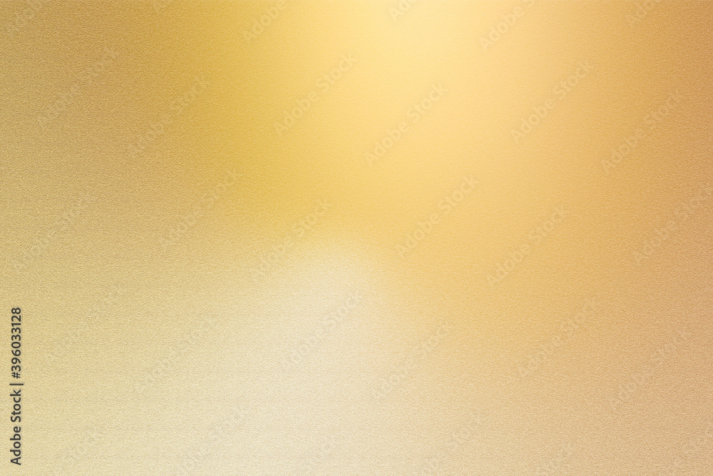 Poster Gold gradient blurred background with soft glowing backdrop, background texture for design