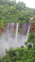 Tumpak Sewu Waterfall in Lumajang City