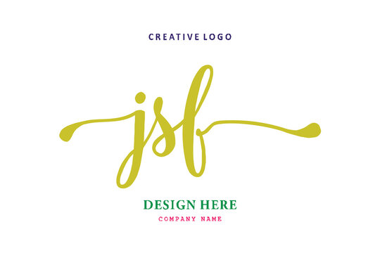 JSF lettering logo is simple, easy to understand and authoritative