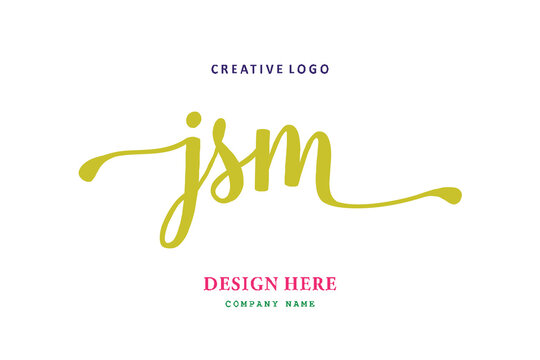 JSM lettering logo is simple, easy to understand and authoritative