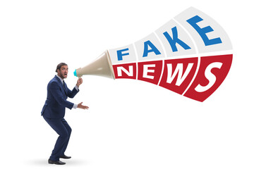 Fake news concept in information manipulation concept