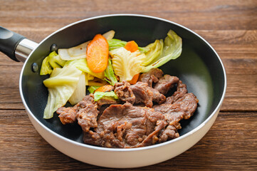 出来上がったばかりのジンギスカン