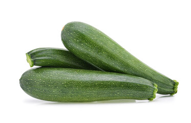 zucchini isolated on white background