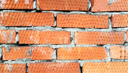 Obraz premium Brick old wall. Brick wall background. Brick texture. Loft style