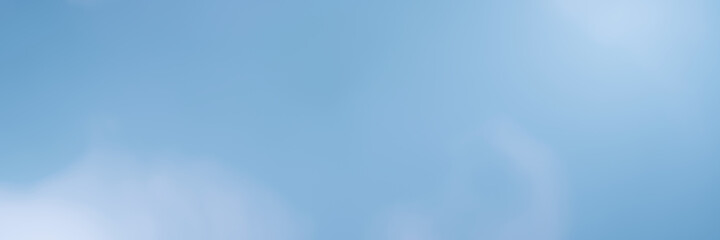 3D soft cloud and blue sky