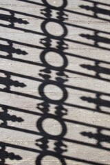 Close-Up Reflection of Wrought-Iron Balcony Decoration of a Typical Australian Outback Pub