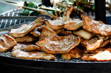 Delicious grilled pork ready to serve