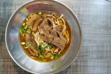 Taiwan beef noodle soup