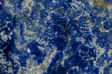 Azul Bahia, Blue Bahia, blue granite, blue marble. Texture. Close-up.