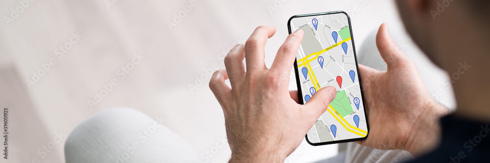 Poster online gps location map search