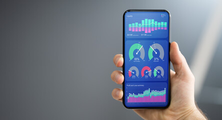 Predictive Business KPI Data Technology Dashboard