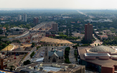 Obraz premium Downtown Minneapolis Minnesota in the morning time