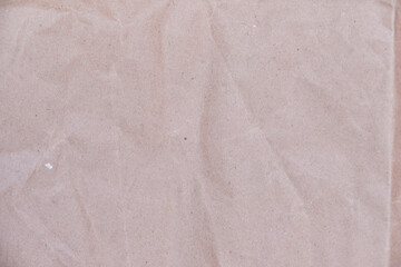 Texture of old Crumpled Kraft paper for the background