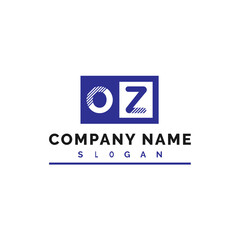OZ Logo Design. OZ Letter Logo Vector Illustration - Vector