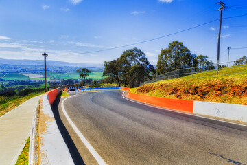 Bathurst Mt Pan Track downhill