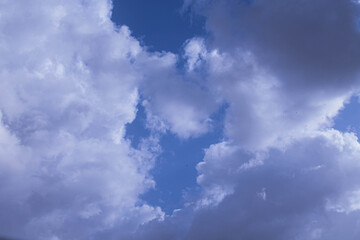 blue sky with clouds