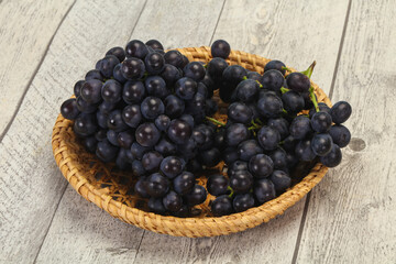Fresh ripe sweet red grape