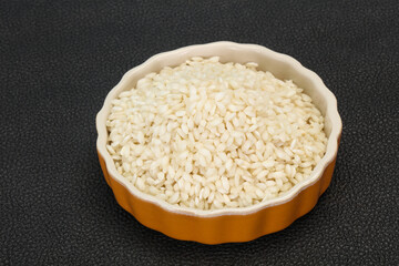 Arborio rice for Italian risotto