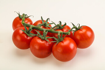 Fresh ripe cherry tomato branch