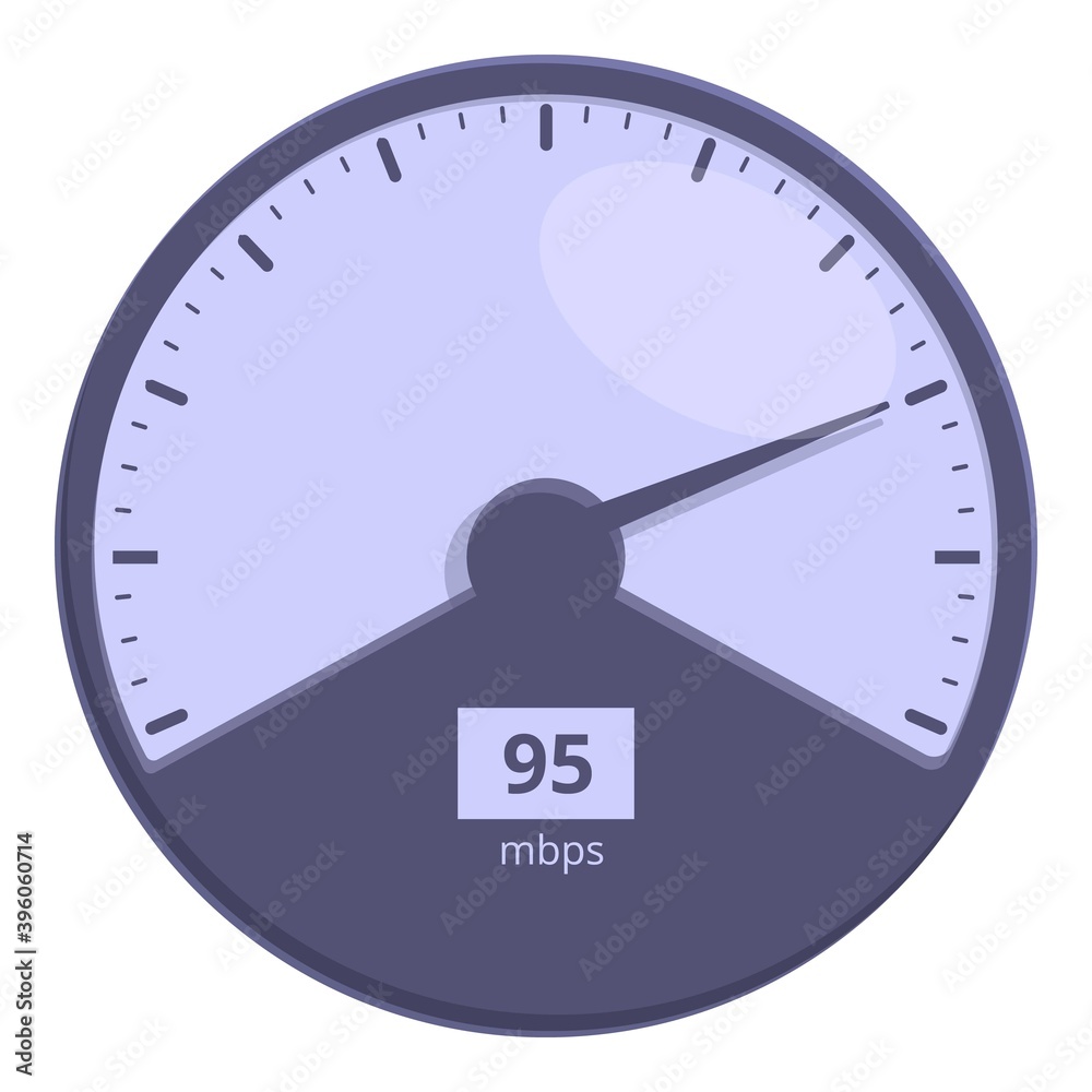 Poster internet speed mobile icon. cartoon of internet speed mobile vector icon for web design isolated on 