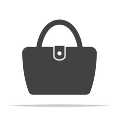 Women bag icon vector isolated