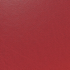 Fototapeta premium Red smooth nappa leather surface, natural leather background close. 3D-rendering