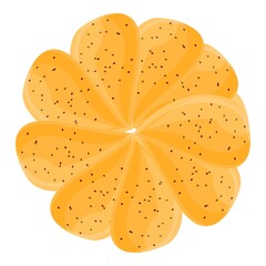 Turkish bakery icon. Cartoon of turkish bakery vector icon for web design isolated on white background