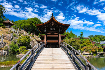 岐阜県多治見市 永保寺 庭園 無際橋