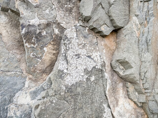 Abstract texture of rock near to the sea