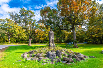 Obraz premium Fabyan Forest Preserve view in Illinois