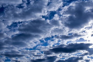blue sky with clouds