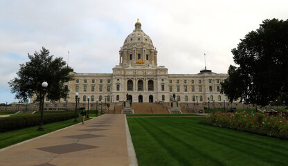 Fototapeta na wymiar Minnesota State Capitol in St Paul, Minnesota
