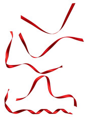 red ribbon bow decoration christmas valentine gift birthday gift design silk xmas party celebration holiday