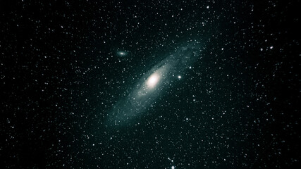 Andromeda Galaxy In a starry sky