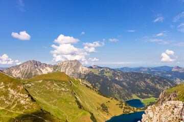 Obraz premium Majestic Lakes - Vilsalpsee / Traualpsee
