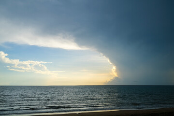 Fototapeta premium Incoming storm over the ocean.